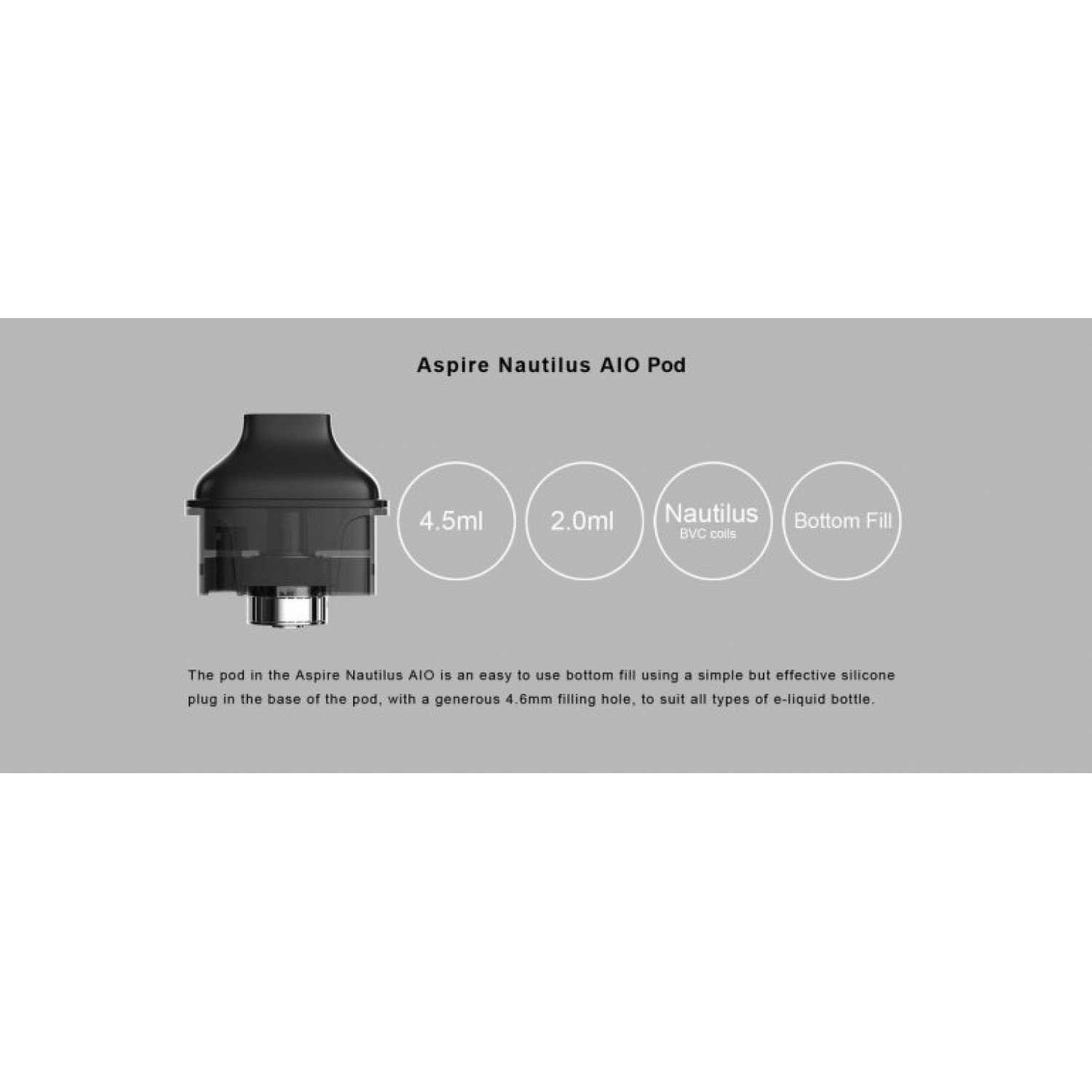Aspire Nautilus AIO Pod Elektronik Sigara Kit