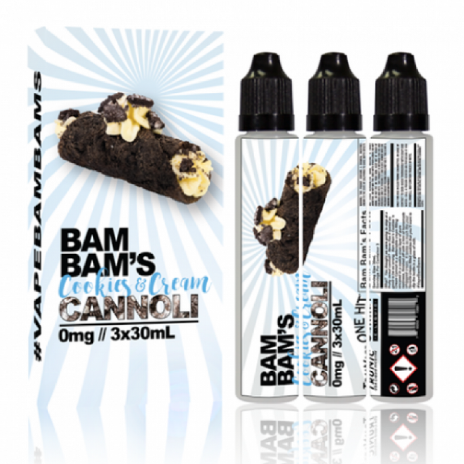 Bam Bams - Cookies & Cream Cannoli Premium Likit