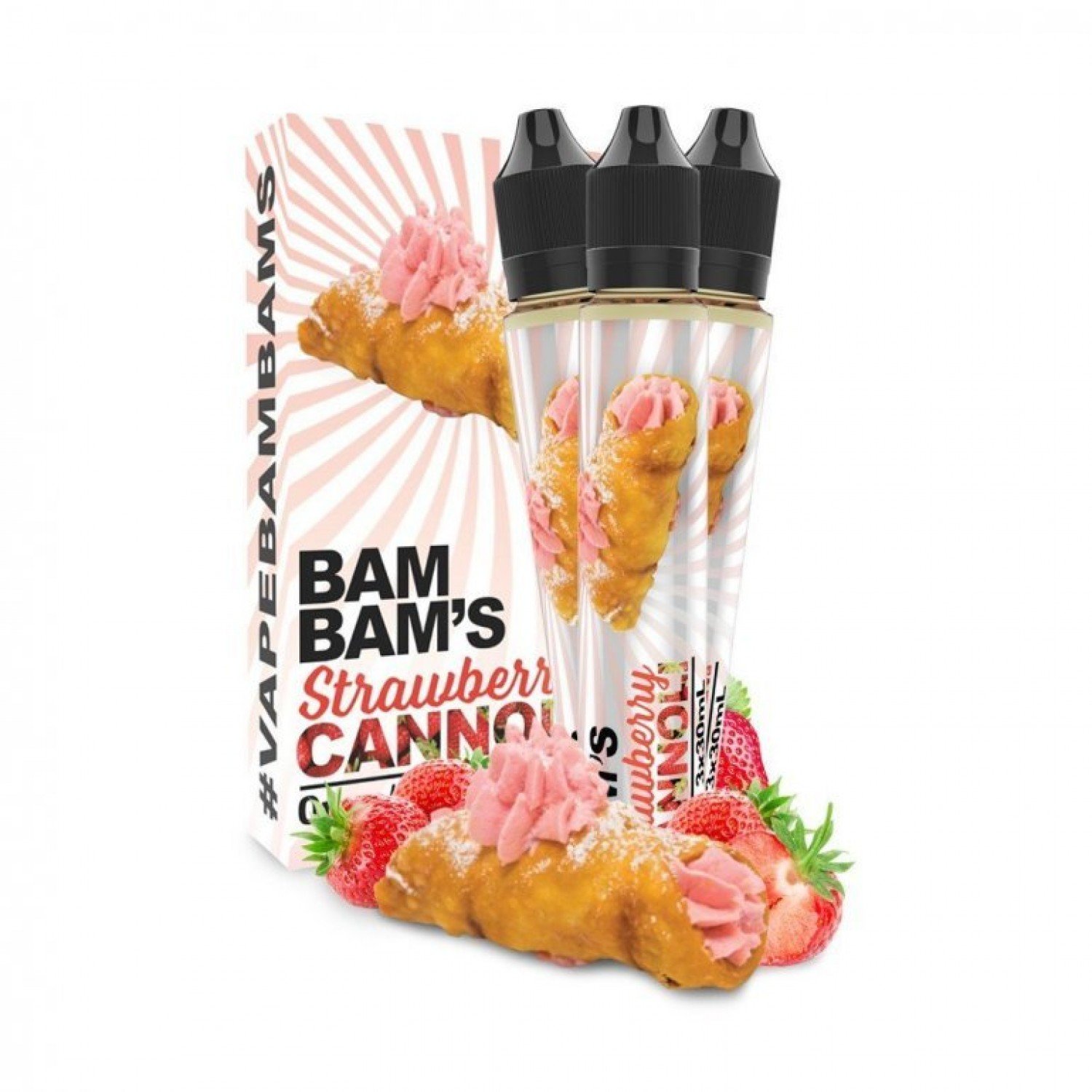 Bam Bams - Strawberry Cannoli Premium Likit