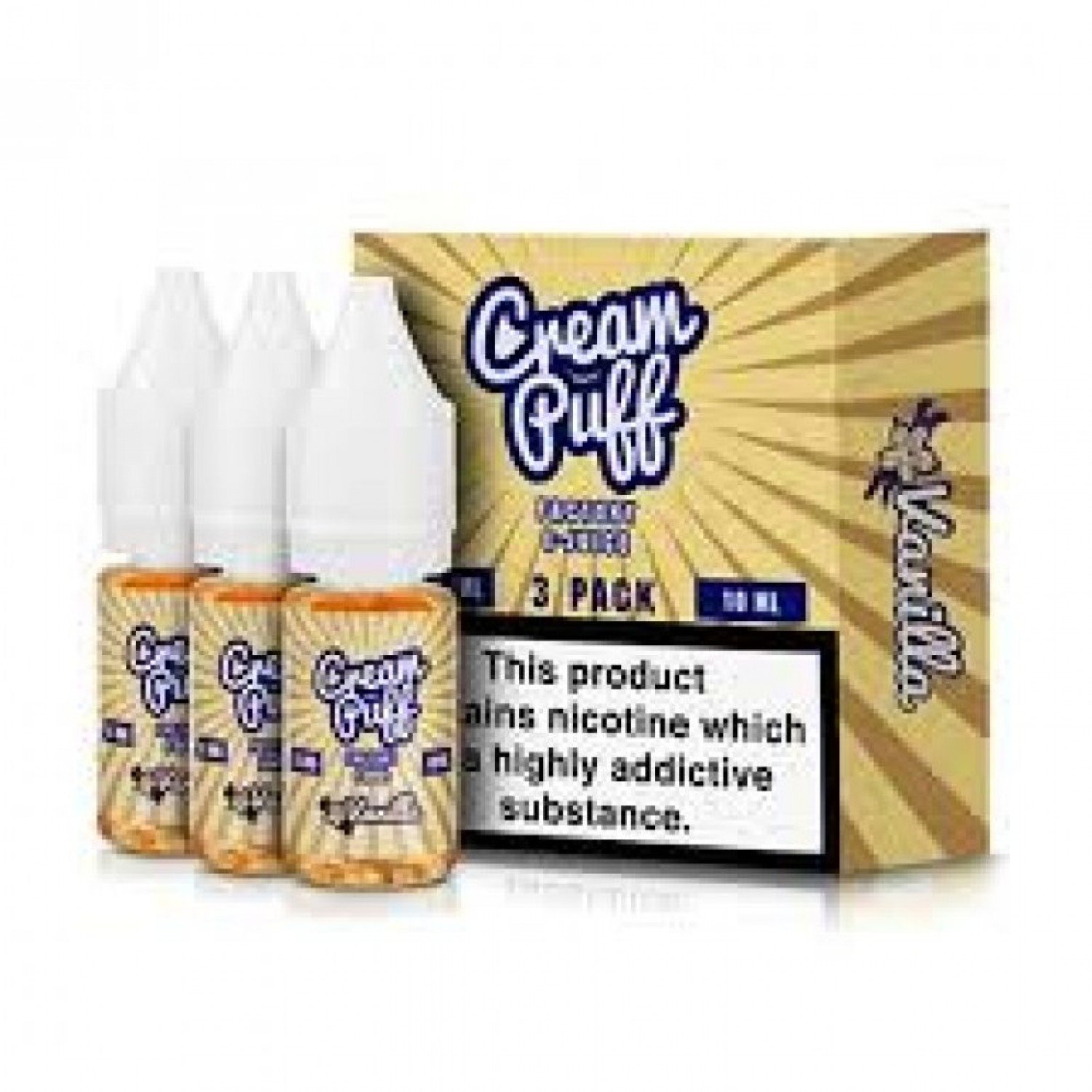 Cream Puff Factory - Vanilla 3x10 ml Premium Likit