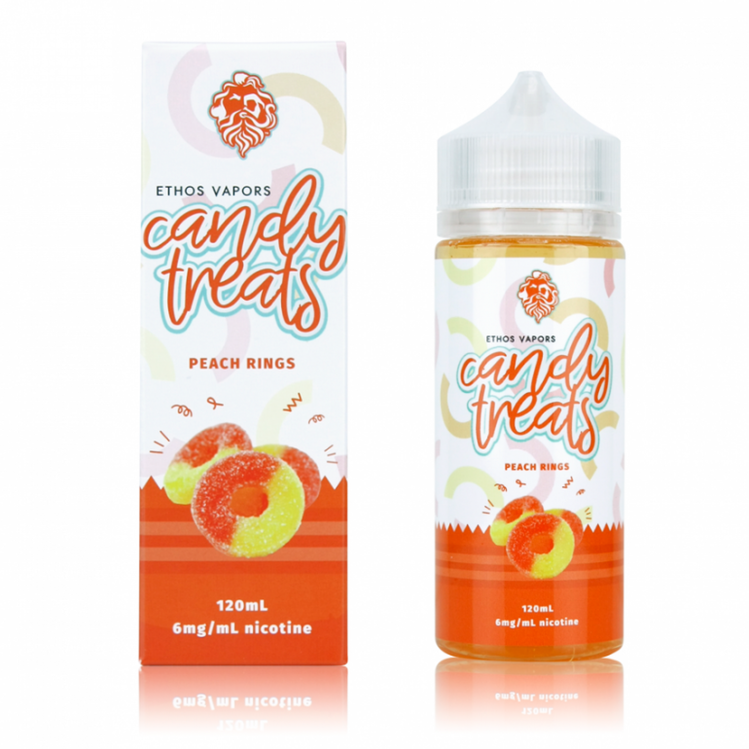 Ethos Candy - Peach Rings 120 ml Premium Likit