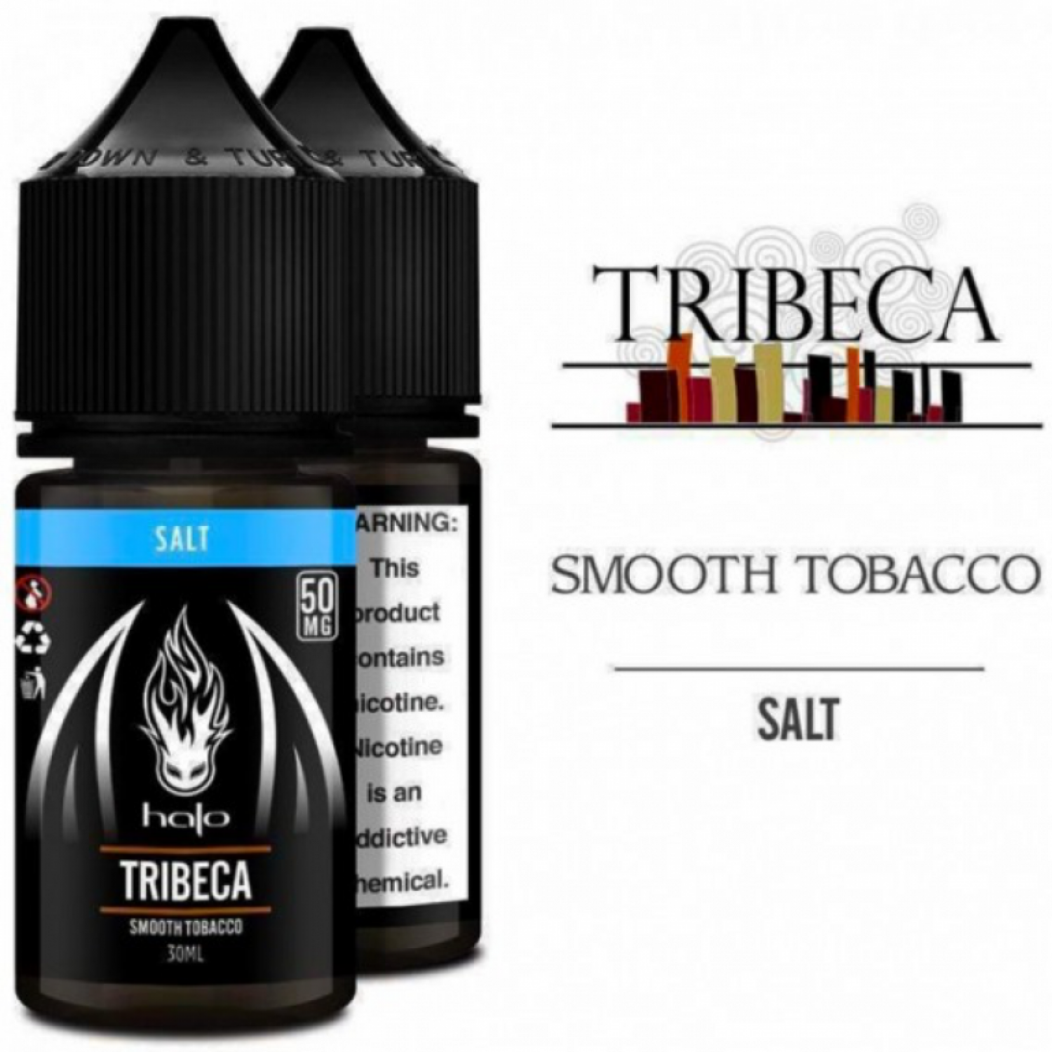 Halo - Smooth Tobacco Tribeca 30 ml Premium Salt Likit