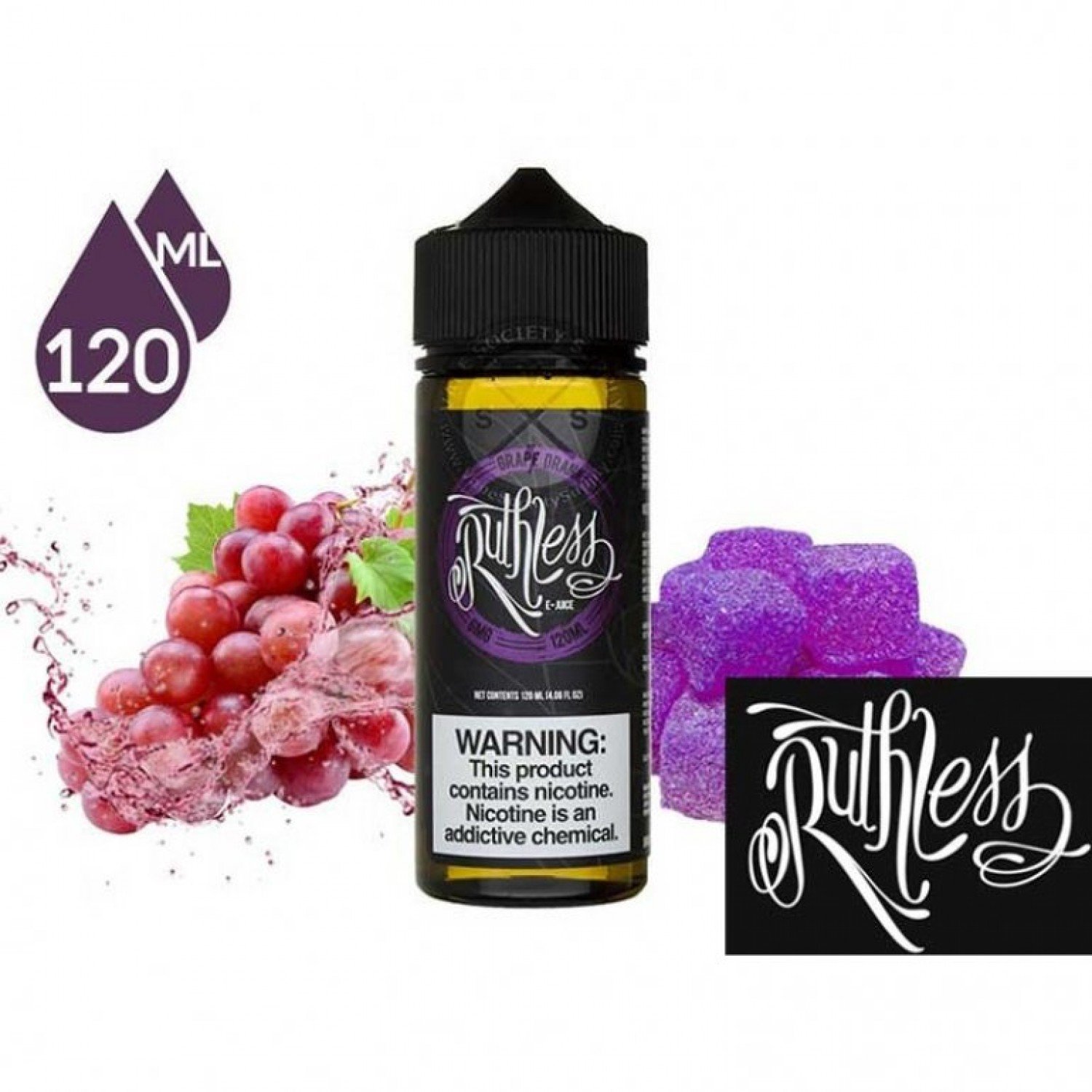Ruthless - Grape Drank On Ice 120 ml Premium Likit