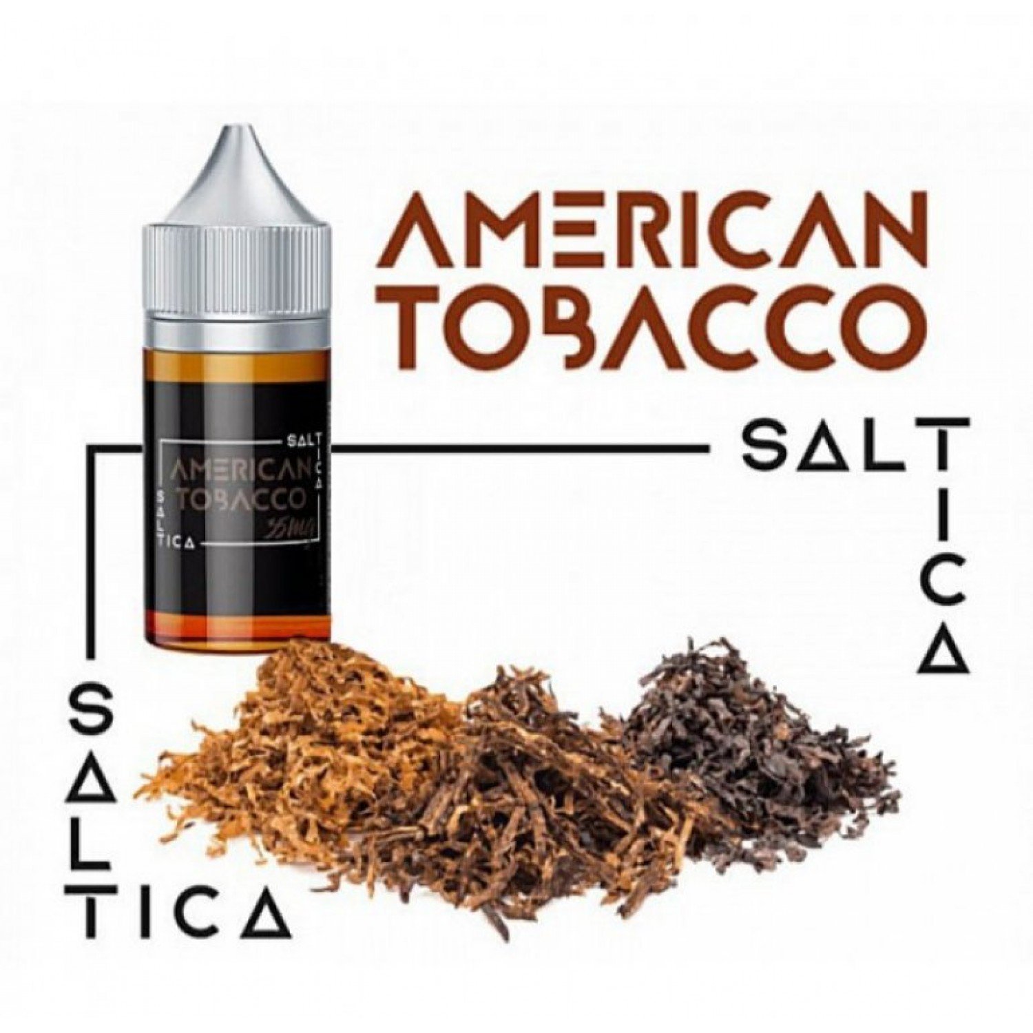 Saltica - American Tobacco 30 ml Premium Salt Likit