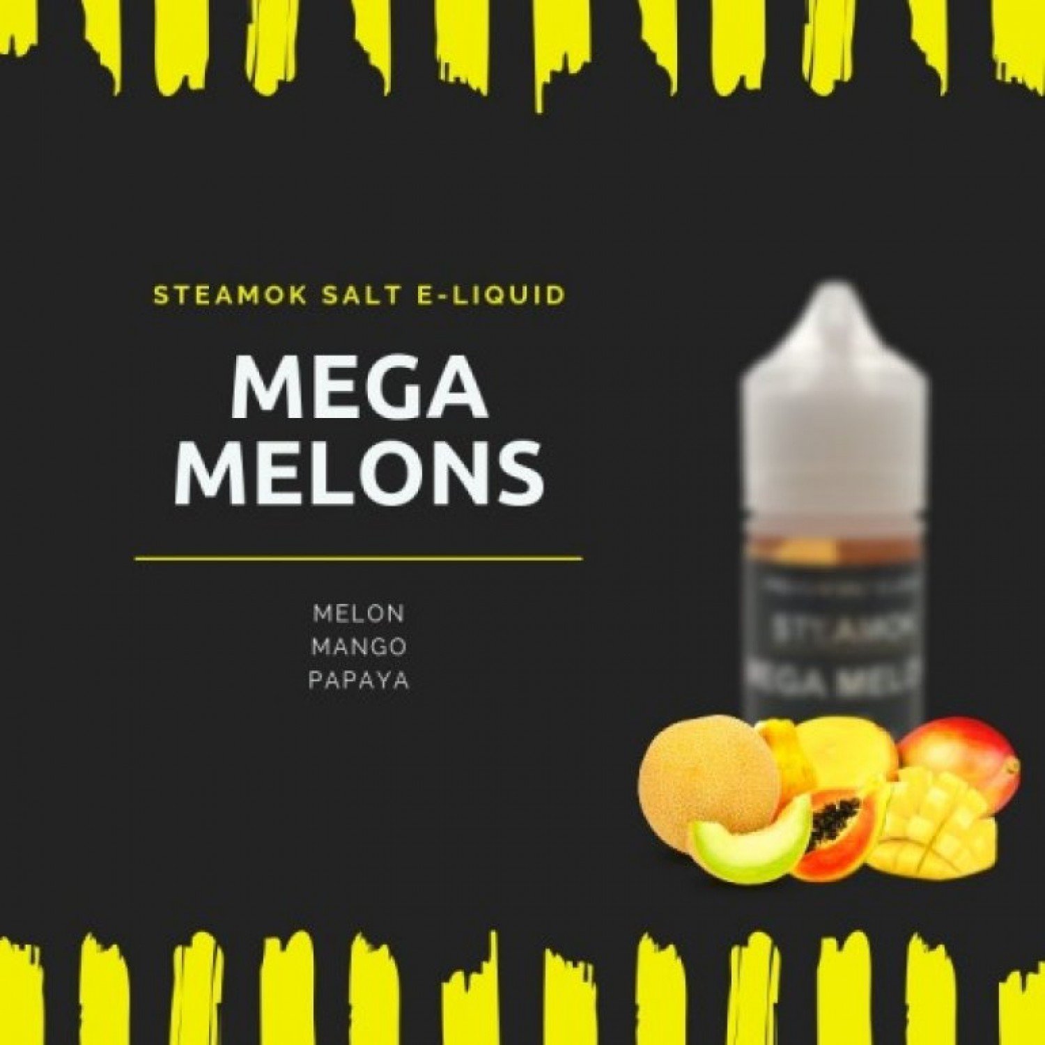 SteamOk - Mega Melons 30ML Premium Salt Likit