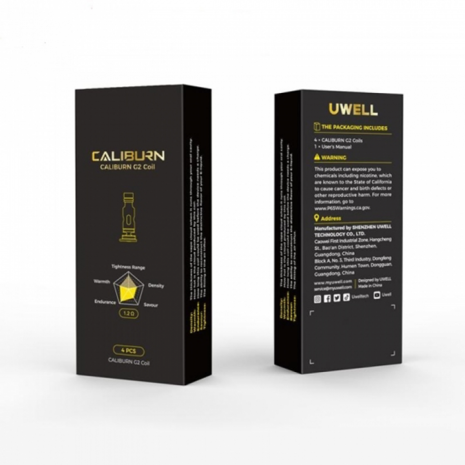 Uwell - Caliburn G2 & GK2 & X Coil (4 Adet)