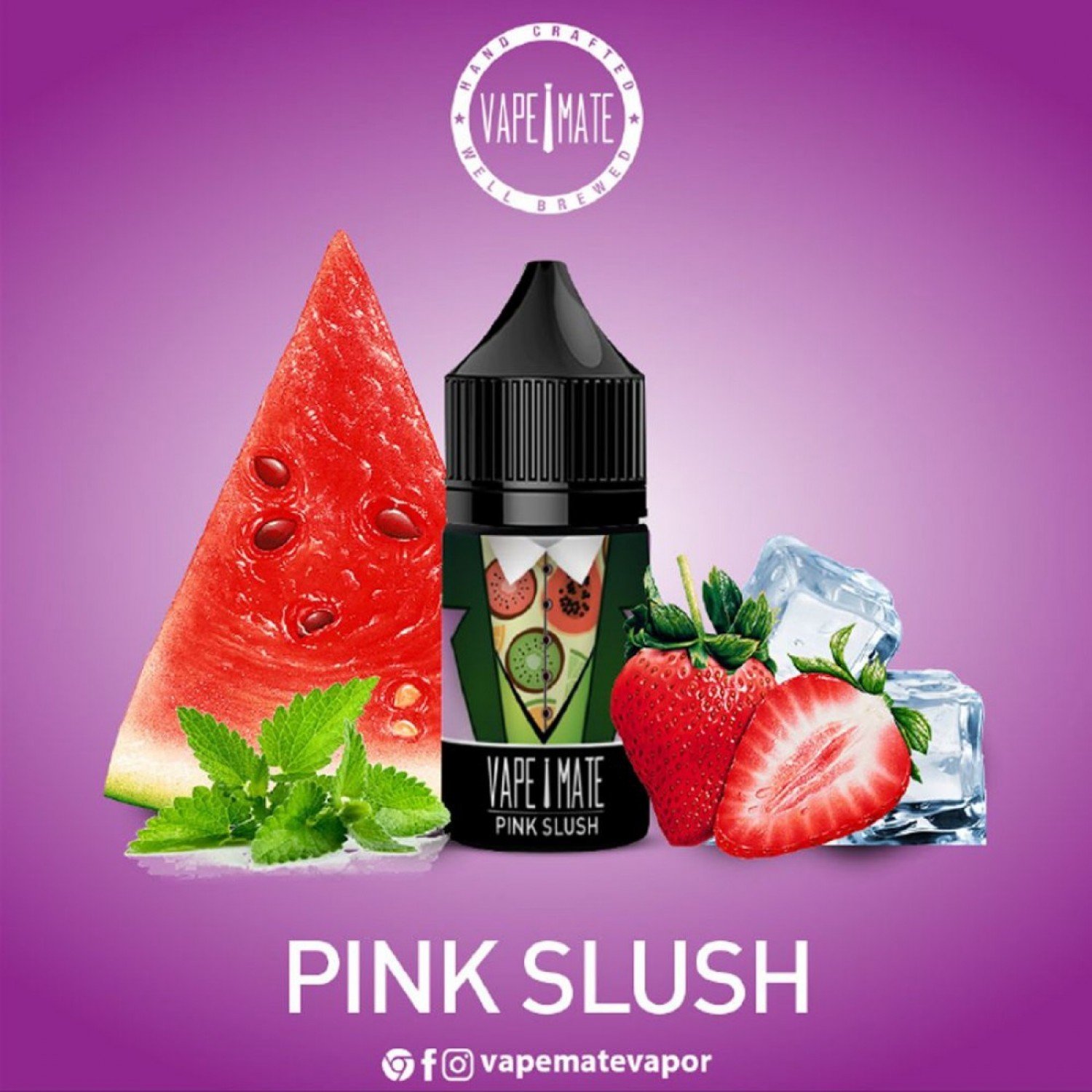 Vape Mate - Pink Slush 30 ML Salt Likit