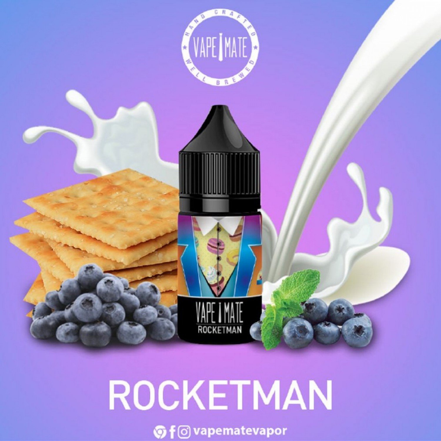 Vape Mate - Rocket Man 30 ml Salt Likit