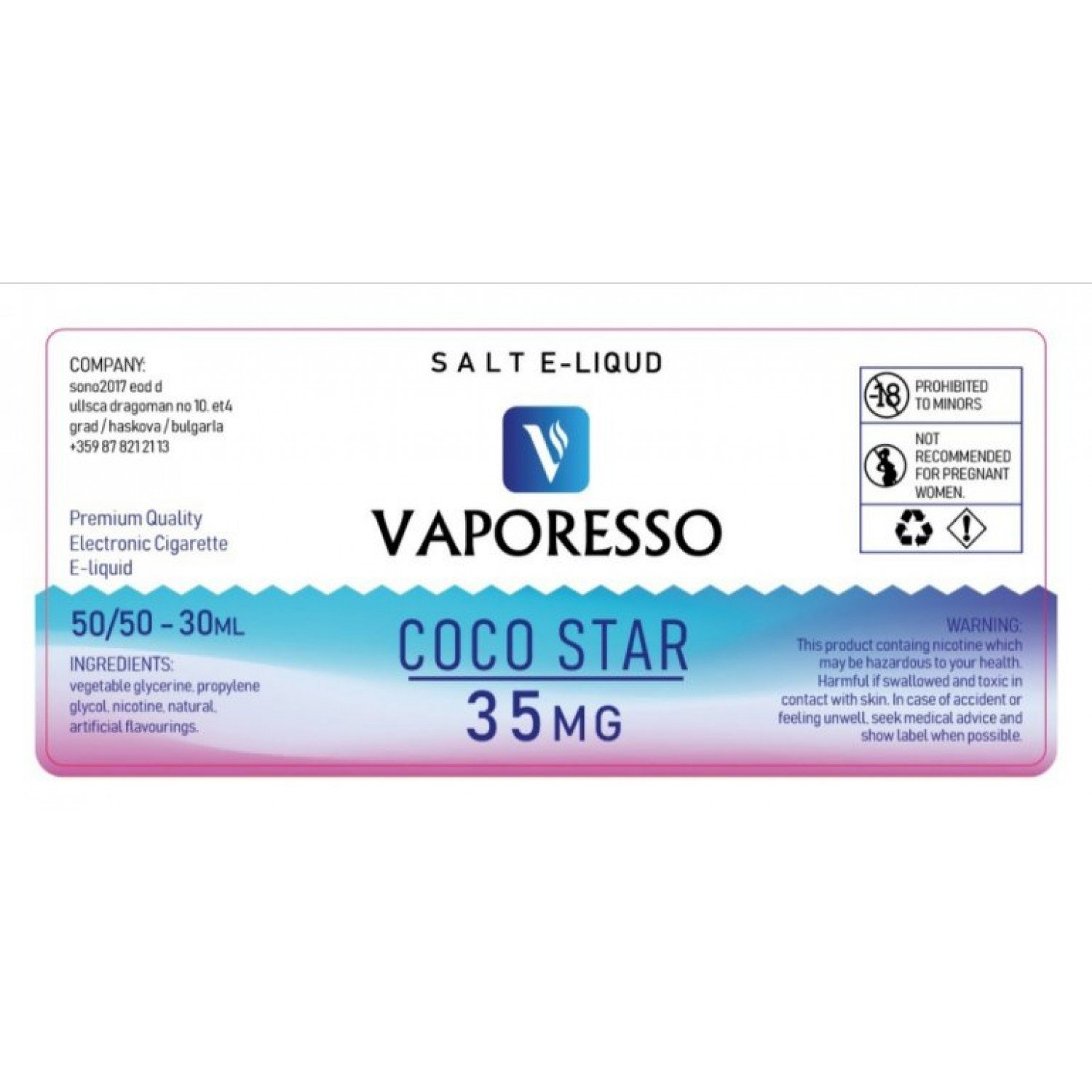 Vaporesso - Coco Star 30 ml Salt Likit