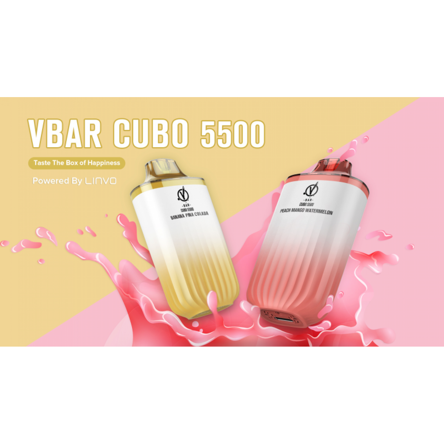 Vbar - Cubo 5500 Puff Tek Kullanımlık Şarj Edilebilen Elektronik Sigara