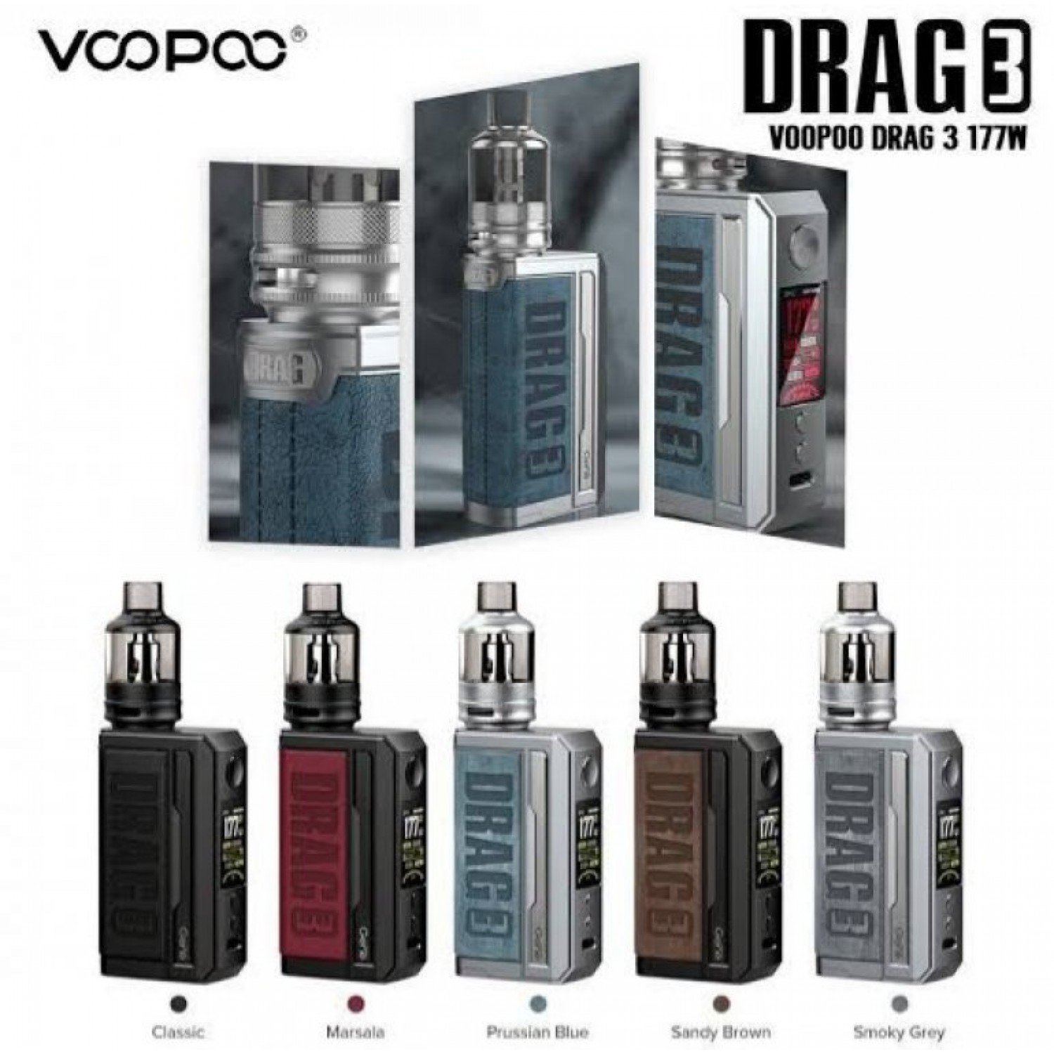 Voopoo - Drag 3 177w Elektronik Sigara Kit