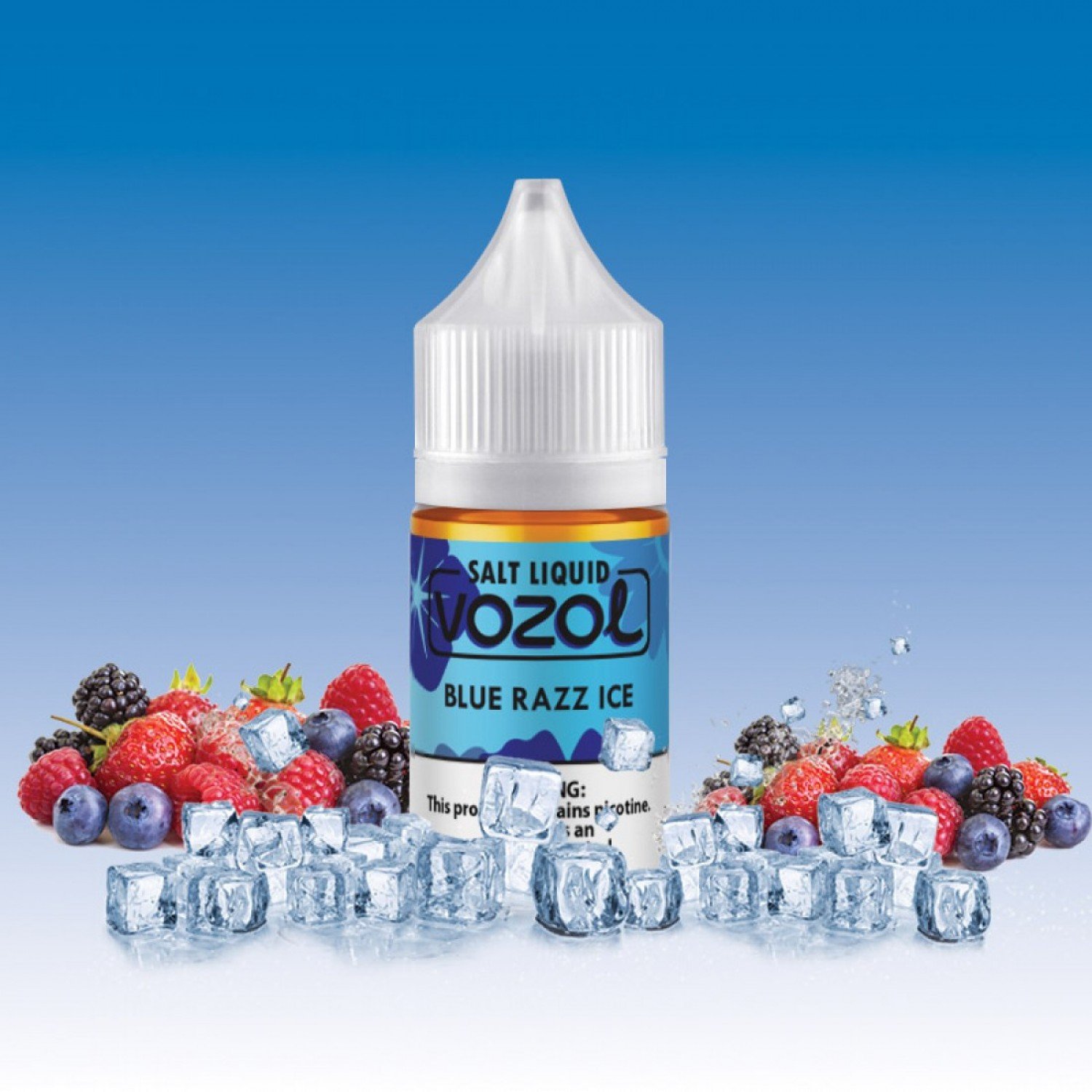 Vozol Bar - Blue Razz Ice 30 ml Salt Likit