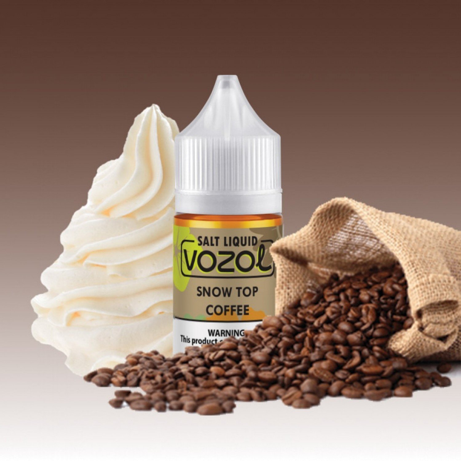 Vozol Bar - Snow Top Coffee 30 ml Likit
